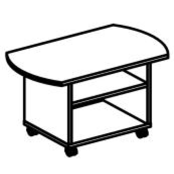 Стол журнальный на колесных опорах м5014