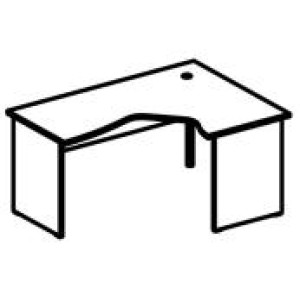 Стол рабочий эргономичный с опорой м6219П/Л