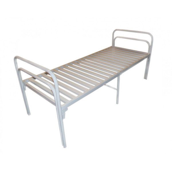 Кровать медицинская с металлической рейкой