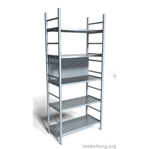 Стеллаж "Этаж" 1 секция, 5 полок