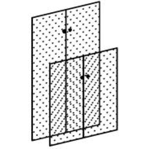 Стеклянные двери 77*115